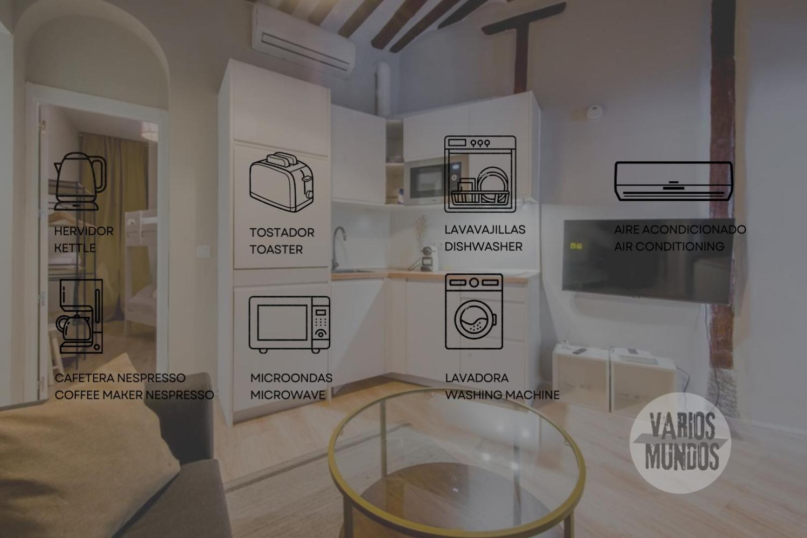Centrico 7pax En Anton Martin-centro E2 Apartament *
